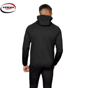 Chándales de entrenamiento de lana de algodón/poliéster para hombre, ropa deportiva, conjunto de dos piezas para trotar - Product Image 3