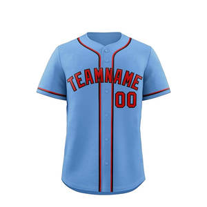 Maillot de baseball pour hommes adultes, fabrication professionnelle, impression personnalisée bon marché, créez votre propre maillot au design unique - Product Image 2