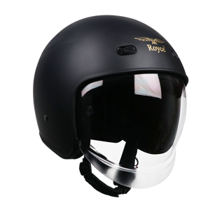 Casque de moto ouvert ROYCE HELMET XH26 fabriqué au Vietnam, taille XL, élégant, multicolore, neuf, à libération rapide, homologué DOT - Product Image 1
