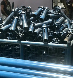 Manchon d'étai en acier réglable de haute qualité pour échelle de construction et pièces d'échafaudage avec poignée et écrou - Product Image 2