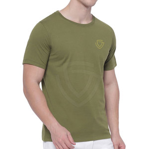 Camiseta de Verano de Alta Calidad 100% Algodón, Tejido de Punto Cómodo, Transpirable, de Secado Rápido, Servicio OEM, Camisetas Frontales para Hombre - Product Image 3