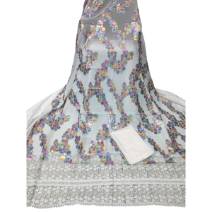 Tissu en Chiffon Jacquard Fransawi Somalien Traditionnel de Haute Qualité, Aspect Premium, Tendance, Tissé en Slub - Product Image 1