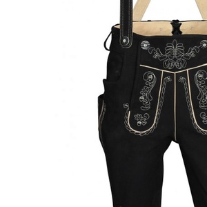 Pantalones de Lona Ligera de Cintura Media con Correa en la Rodilla, Estilo Deportivo Oktoberfest, Personalizables - Product Image 3