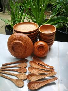 Tazón de madera de coco de alta calidad para Decoración de mesa y uso diario, perfecto para sopas, ensaladas o presentación de alimentos, necesita Sra. Cherish - Product Image 5