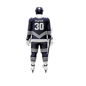 Ropa Deportiva 2026, Ropa de Equipo, Ropa de Práctica para Hombre, 100% Poliéster, Conjunto de Camiseta y Pantalones Cortos de Hockey sobre Hielo Hechos a Medida, Talla Grande, Secado Rápido - Product Image 3