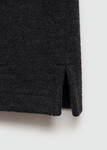 Pull personnalisé à col montant et demi-fermeture éclair Pull à capuche en tricot à quart de fermeture éclair OEM/ODM Marque privée Broderie Logo Vente en gros Sweat-shirt - Product Image 5