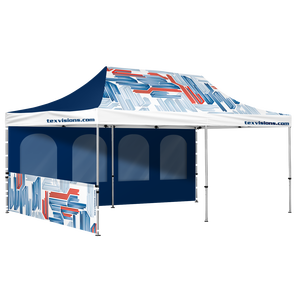 Carpa Plegable Personalizada de 10x10 pies o 10x20 pies, de Poliéster para Exteriores, Cuatro Estaciones, para Ferias Comerciales, Eventos, con Protección UV - Product Image 5