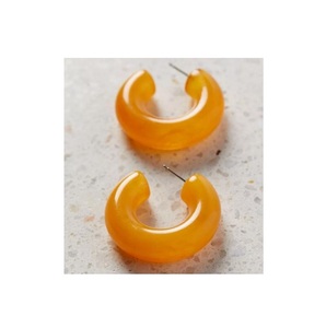 Pendientes de Resina Epoxi, Joyería de Moda de la Mejor Calidad, Diseño Moderno para Fiestas y Bodas, Pendientes de Aro de Resina Hechos a Mano - Product Image 6