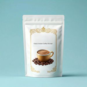 ถุงฟิล์มเมทัลไลซ์แบบตั้งได้พร้อมซิปสำหรับบรรจุภัณฑ์ชาและกาแฟ พิมพ์กราเวียร์ รีไซเคิลได้ เก็บความสดได้ 500 กรัม - Product Image 5