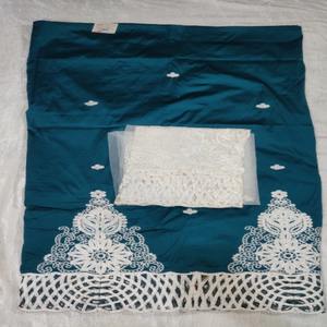 Tela George Nigeriana de Alta Calidad con el Último Diseño de Moda, con Patrón de Bordado Intrincado y Trabajo de Recorte para Ocasiones Especiales - Product Image 1