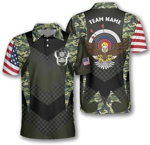 Camiseta de Tiro con Arco de Diseño Personalizado, Rendimiento Transpirable, Elástica, de Secado Rápido, Ropa Deportiva OEM, Jersey de Equipo, Camisetas de Tiro con Arco por Sublimación - Product Image 4