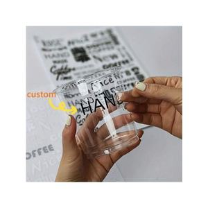 Adhesivo de claridad Premium resistente a la temperatura, selecciones de patrones múltiples, pegatinas de transferencia UV de copa de vidrio - Product Image 6