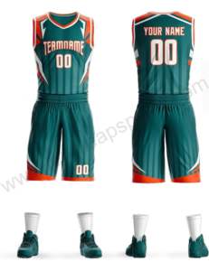 Recién llegado, uniformes de baloncesto hechos a medida, precio bajo, diseñados en Pakistán, estilo corto para adultos, nombre de equipo en blanco - Product Image 5