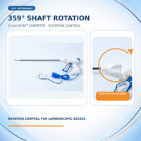 Instrument électrochirurgical pour clinique vétérinaire YYF SM1500W, 5 mm, 37 cm, à mâchoires courbées, autoclavable, en acier inoxydable, pour la scellage et la coupe des vaisseaux 1
