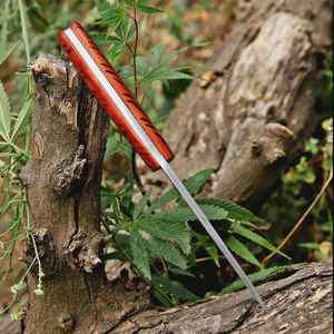 Cuchillo de Caza Hecho a Mano de Acero con Alto Contenido de Carbono, Cuchillos de Hoja Fija para Campismo y Supervivencia, con Funda de Cuero Fino, Cuchillos de Acero Personalizados - Product Image 4