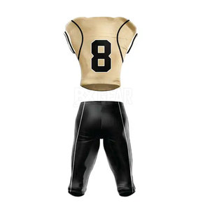 El uniforme de fútbol americano con logotipo personalizado incluye Jersey y pantalones adecuados para equipos, clubes y escuelas, pedidos al por mayor disponibles - Product Image 3