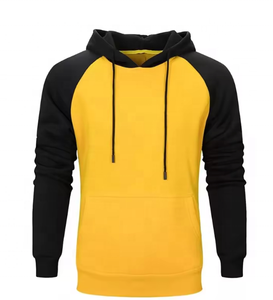 Sweat à capuche à manches longues d'hiver 480 GSM 100% en coton cousu avec cordon de serrage en vrac - Product Image 1