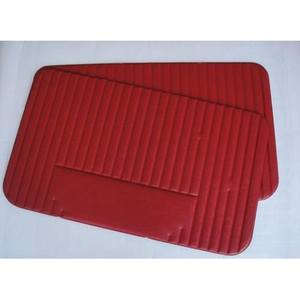 Plaques de porte Fiat 500 L Coppia, panneaux rouges avec rainures, génériques - Product Image 1