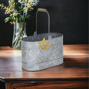 Baignoire galvanisée artisanale Ferme Nouveau design Pot de fleurs vintage de luxe en métal pour la maison Jardin Décoration Jardinière - Product Image 6