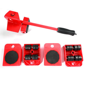 Hochwertige Möbel Transport Lifter Schwere Sachen Moving Tool 4 Wheeled Mover Rollen 1 Wheel Bar Handwerkzeuge Set - Product Image 4
