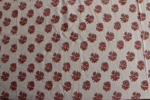 Juego de Ropa de Cama de Algodón Cambric con Estampado a Mano, con Fundas de Almohada, Colcha Bohemia a Precio de Mayoreo - Product Image 3