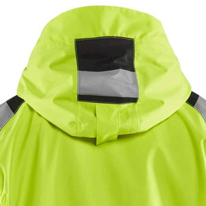 Chaqueta de Trabajo de Seguridad Reflectante de Alta Visibilidad Personalizada para Invierno, con Cremallera, Capucha y Logotipo Frontal, Manga Larga, Informal para Hombre - Product Image 3