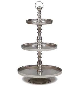 Soporte para Pastel de 2 Niveles de Acero Inoxidable, Ecológico, Apto para Lavavajillas, Precio Bajo, para Ramadán, Navidad, Pudín, Galletas - Product Image 3