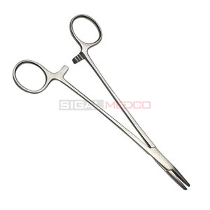 Soporte de aguja Manual Premium fórceps Crile madera recta TC 15 cm 130mm/5,18 pulgadas Acero inoxidable Instrumentos dentales General - Product Image 3