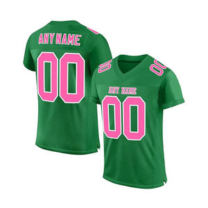 OEM personalizado fútbol americano Jerseys aparejos sarga sublimación equipo uniformes al por mayor ropa deportiva transpirable para los hombres - Product Image 5