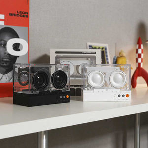 OVROOM-Minialtavoz inalámbrico de 6W con luz LED RGB, comunicación USB, 10 horas de reproducción, diseño de casete, sonido estéreo de 5 colores - Product Image 3