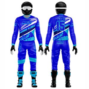 Top Trending Impresión por sublimación con estilo Fabricación al por mayor Tela de poliéster Motocross Dirt Bike Off-Road ATV Racing Gear - Product Image 1