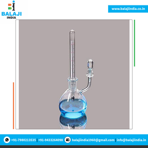 Bouteille de gravité spécifique calibrée par pycnomètre en verre de Borosilicate de vente chaude pour l'usage de laboratoire d'Inde - Product Image 2