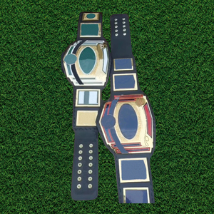 Ceinture de championnat de Taekwondo, de lutte et de boxe, nouvelle arrivée, en cuir, logo personnalisé en alliage de zinc, légère, héritage du champion - Product Image 1