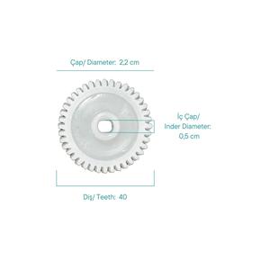Folding Mirror Gear 2.1 Cm for Toyota Avensis 2 T25 - Product Image 2