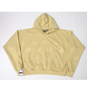 Vente en gros de sweat à capuche oversize sérigraphié en polaire 100% coton de qualité supérieure respirant manches régulières logo personnalisé - Product Image 4