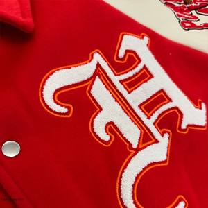 2025 High Demand Manufacturer High Quality Embroidery College Leather Sleeves Baseball Bomber Letterman <b>Varsity</b> <b>Jacket</b> - Product Image 5