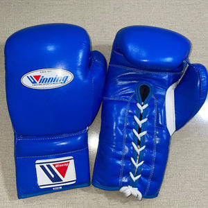 Ensemble de boxe professionnel de haute qualité pour l'entraînement des gants de Fitness en cuir de vachette véritable couleur bleue ensemble réglable MS-SS-05 - Product Image 2