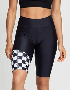 กางเกงขาสั้นผ้าไนลอนสแปนเด็กซ์สำหรับผู้หญิงกางเกงขาสั้นเอวสูงเอวสูงสีดำผ้าฝ้ายสแปนเด็กซ์ขนาดใหญ่พิเศษออกแบบได้ตามต้องการ - Product Image 2