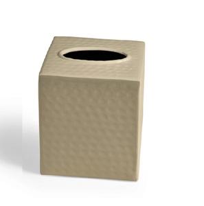 Rectangle argent martelé Design métal boîte à mouchoirs décoration de la maison cuisine porte-papier vente d'usine - Product Image 5