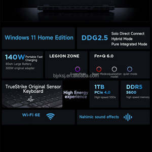 Ordinateur portable en vente chaude L e n o v o L e g i o n Y9000P I n t el Core I9-13900HX 32 Go 1 To 8G-RTX4060 16 pouces 240Hz Ordinateur portable de jeu - Product Image 2