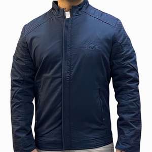 Veste de motard vintage décontractée pour homme Bearfit, automne, 100% coton, coupe ajustée, écologique, coupe-vent, respirante, fermeture éclair, service OEM - Product Image 5