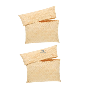 Meilleures ventes Nouveau design Coloré Vente en gros Portefeuille en bambou naturel pour femmes Panier à riz en bambou - Product Image 6