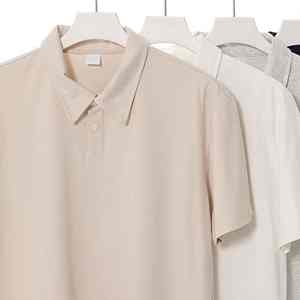 Camiseta Polo Personalizada con Logotipo para Hombre, Mezcla de Algodón de 260 g/m², Transpirable, para Golf, Bordada, Color Sólido, Lisa - Product Image 5