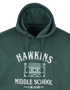 Hawkins personalizado impreso patrón pulóver Sudadera con capucha de alta calidad de algodón transpirable bordado sudadera de hombre para otoño OEM - Product Image 1