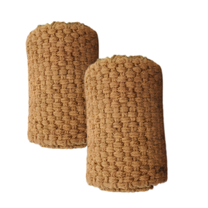 Coir Fiber <b>Mat</b> Outdoor for Roadside Erosion Control Commonly Used Roll Shape Natural Color - Product Image 1