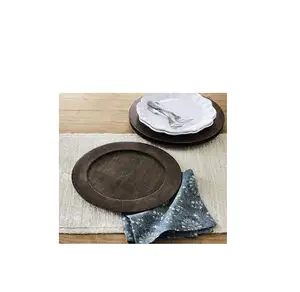 Nouvelles plaques en bois, vente chaude, plaques de chargeur jetables pour ustensiles de cuisine et restaurants, produit Offre Spéciale - Product Image 1