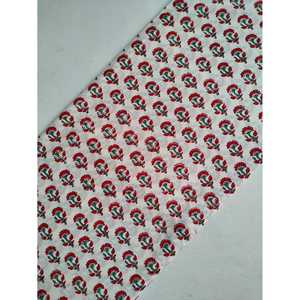 Hilo peinado de alta calidad, tela de algodón puro impresa en bloque a mano para decoración del hogar, tejido cruzado indio, tejido personalizable JBRKBT2 - Product Image 1