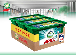 Solución de Lavandería Conveniente con Cápsulas Ariel, Dosis Pre-Medida, Ideal para Hogares con Poco Tiempo - Product Image 4