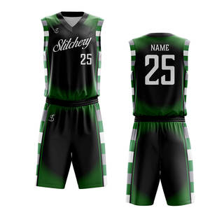 Short confortable de maillot de tissu de maille d'uniformes de basket-ball faits sur commande pour l'école collège teamwear - Product Image 4