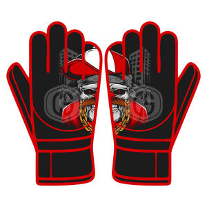 Gants de gardien de but en latex, anti-chocs, avec fermeture à scratch pour un ajustement parfait - Product Image 1